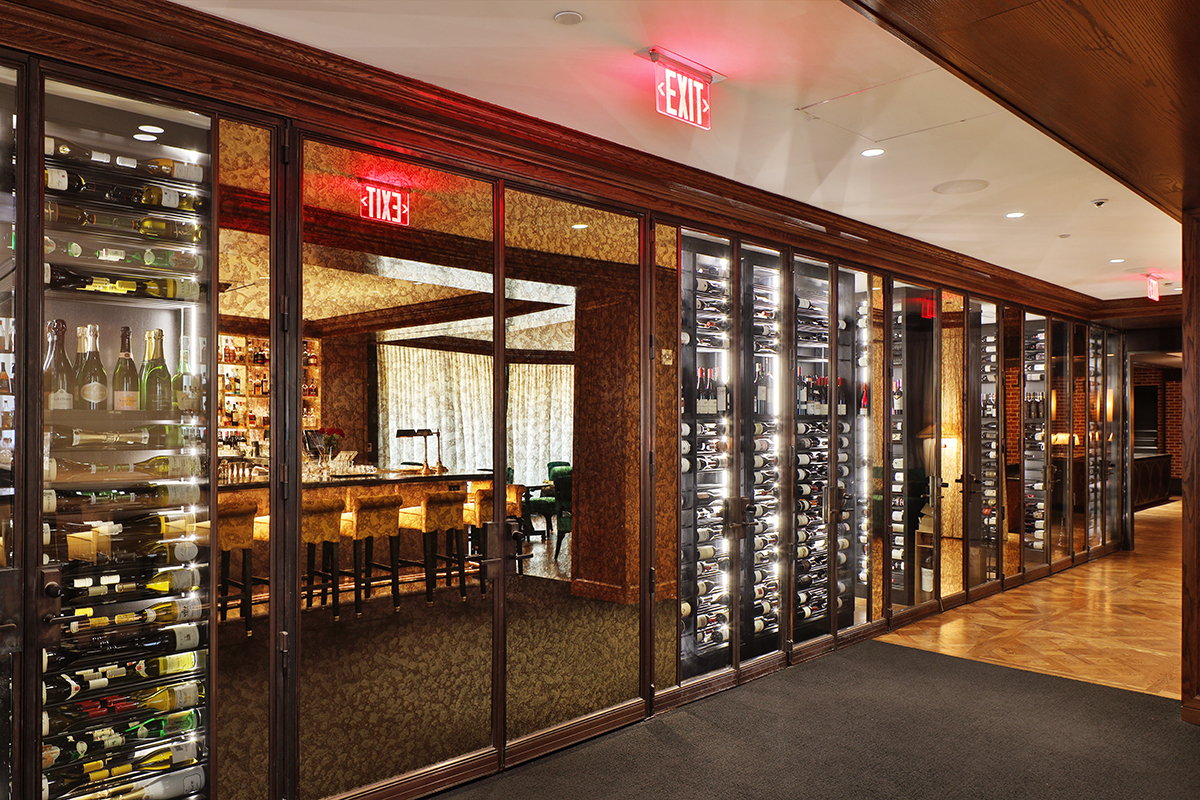 The Bronze Wine Cellar at the Cut DC, Wolf Gang Puck Restaurant is a showpiece! Renaissance