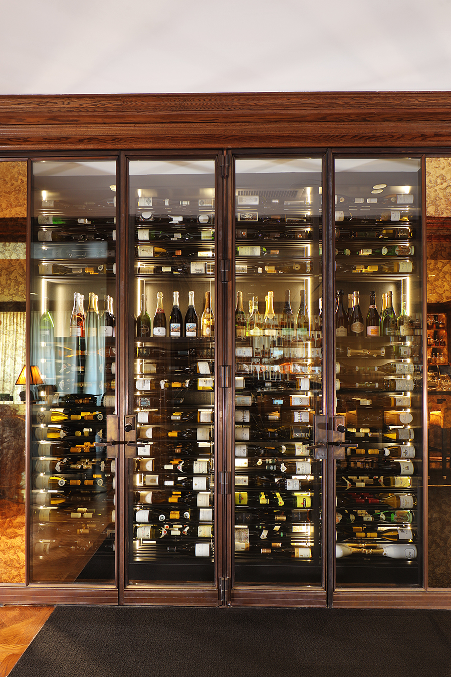The Bronze Wine Cellar at the Cut DC, Wolf Gang Puck Restaurant is a showpiece! Renaissance
